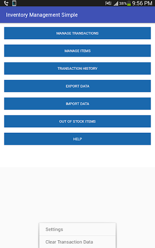 Simple Inventory Management