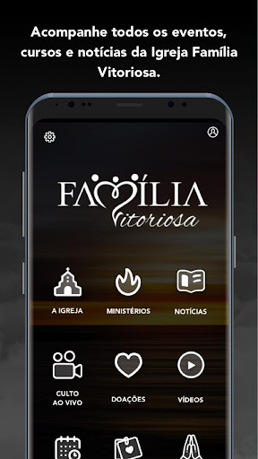 Android application Família Vitoriosa screenshort