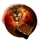 Fire Lion Keyboard Theme - Emoji & Gif icon