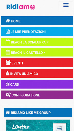Ridiamo Like Me Group Screen 2