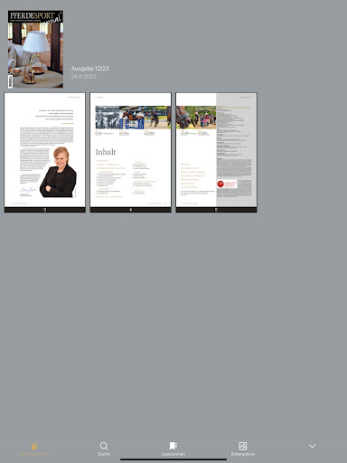 PFERDESPORT Journal Screen 3
