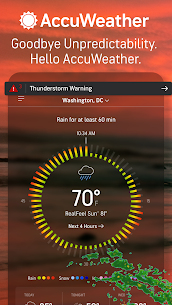 AccuWeather: Weather Radar MOD APK (Premium Unlocked) 1