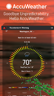 AccuWeather: Weather Radar Captura de tela