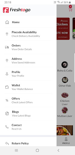 Freshtogo - Fish & Meat Screen 3