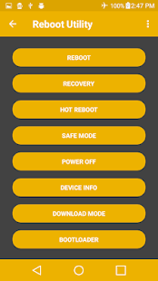 Reboot Utility Varies with device APK screenshots 5
