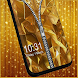 ゴールドジッパーロック画面 - Androidアプリ