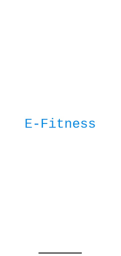Android application E-Fitness Gym screenshort