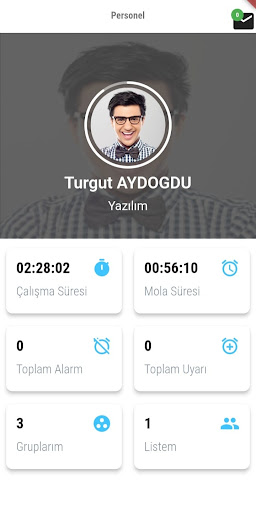 VPS Personel Takip Sistemi Screen 2
