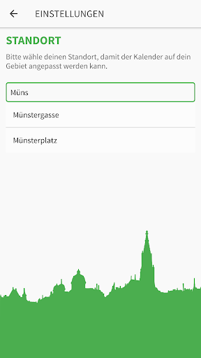 Abfallkalender Bern Screen 3