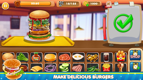 Burger Shop - Make Your Own Burger 1.1 APK screenshots 8