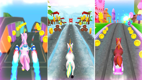 Unicorn Run Games: Runner Pony  Screenshots 4