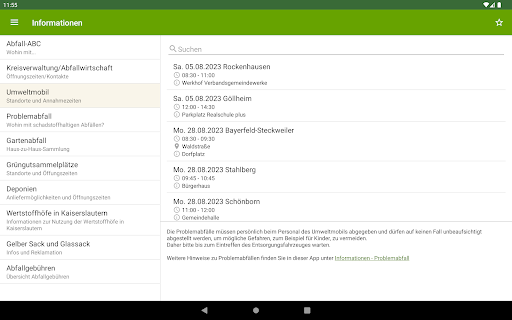 Abfall-App Donnersbergkreis screenshot 19
