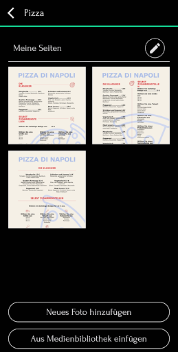 123menu - Online Menus Screen 3
