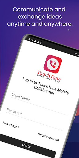 Android application TouchTone Collaborator screenshort