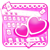 Cute Pink Love Keyboard icon