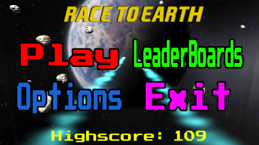 Android application Race To Earth screenshort