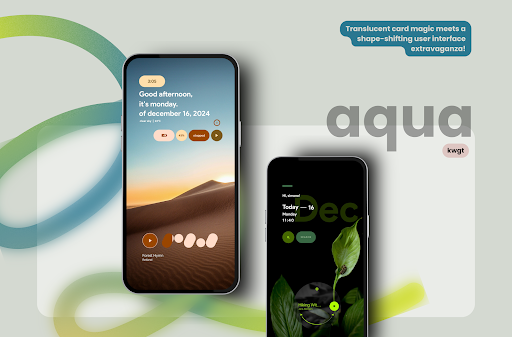 aqua kwgt screenshot 5
