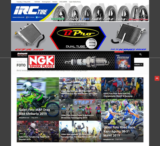 Android application BalapMotorNet screenshort