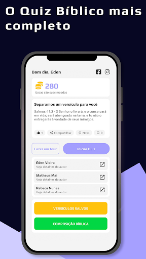 Android application Quiz Bíblico screenshort