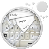 White Silk Keyboard icon