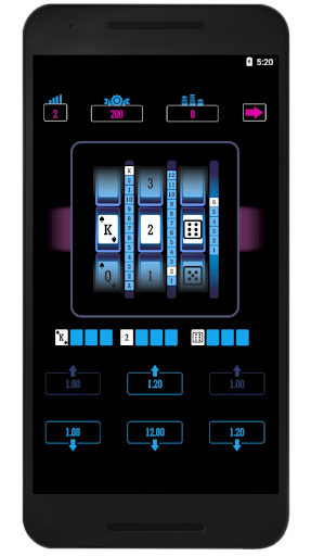Random Dice Hi-Lo Card Slot Screen 2