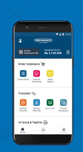 Android application Indomarco - Pesan & Bayar screenshort