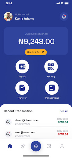 Android application busfare.ng screenshort