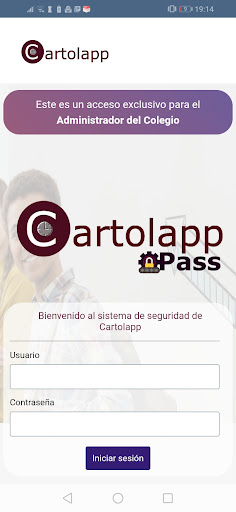 Android application CPass screenshort