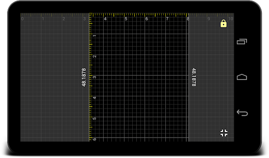 Millimeter Pro - screen ruler, Screenshot