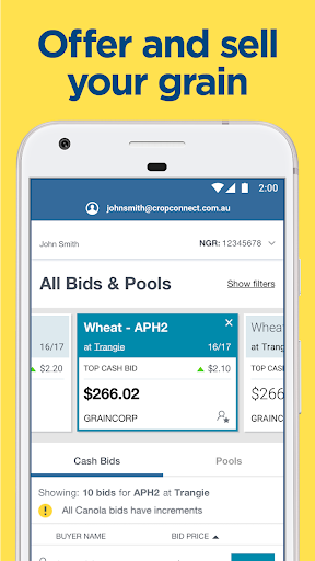 GrainCorp Screen 3