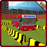 Bus Parking School - Learning icon
