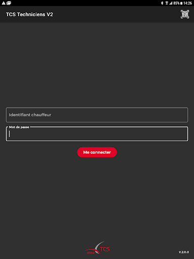 Android application TCS Techniciens V2 screenshort
