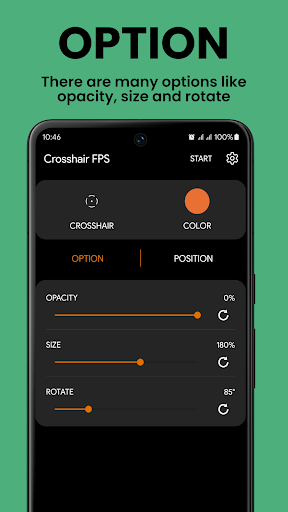 Android application Crosshair for FPS Games screenshort