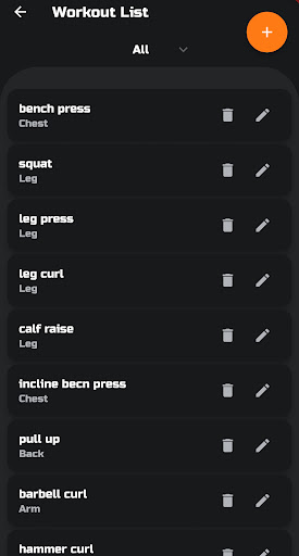 FitLog Screen 2