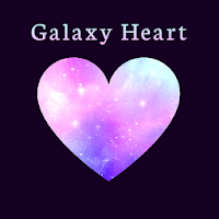 Симпатичные обои Galaxy Heart