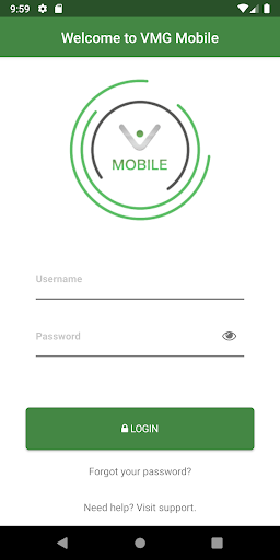 Android application VMG Mobile screenshort