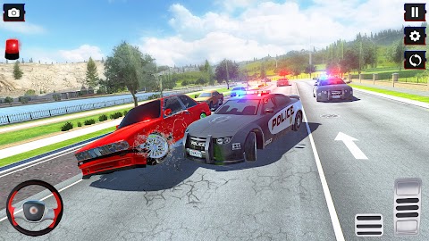 Police Car Cop Driving 2024 3Dのおすすめ画像4
