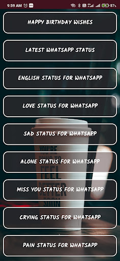 All in One English Status Screen 3