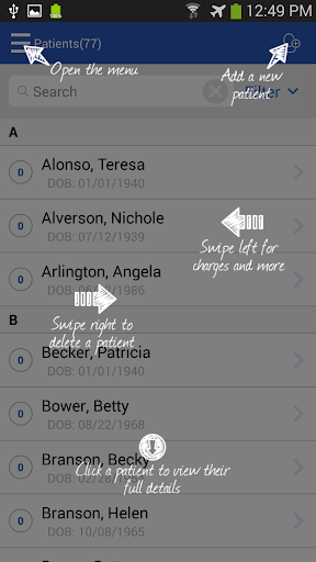Android application US Physiatry screenshort