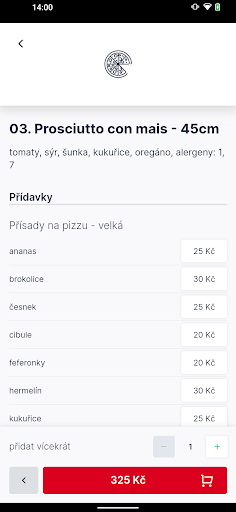 Pizza Delicato Praha Screen 3