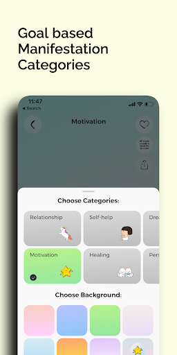 DailyU: Affirmation Calm Music Screen 3