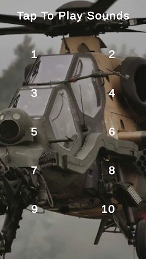 Android application Attack Helicopter Rotor Sounds screenshort