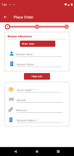 Filex Express Shipper Screen 3