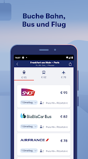 Omio: Bahn, Bus & Flugtickets Screenshot