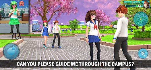 Screenshot 9 School Love Life: Anime Game android