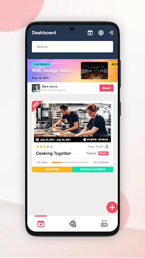 Android application FestumEvento - Organiser App screenshort