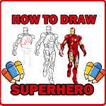 Cover Image of Скачать How To Draw Easy Superhero  APK