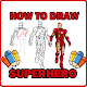 How to draw easy superhero