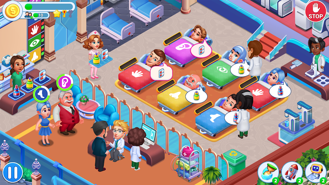 Doctor Clinic - Hospital Games 1.0.4 APK + Мод (Unlimited money) за Android