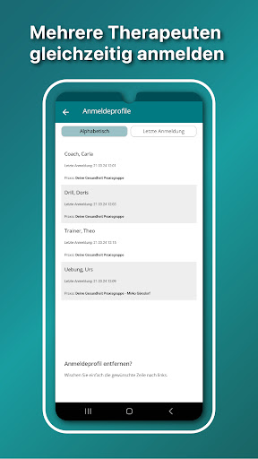 Henara Therapeuten App Screen 3